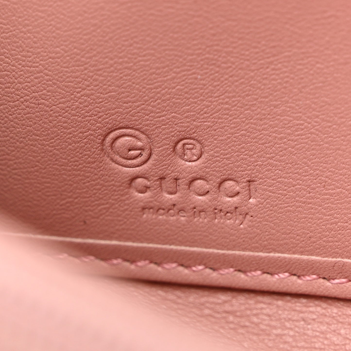Microguccissima Zip Around Wallet Soft Pink
