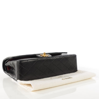 Chanel Lambskin Quilted Medium Double Flap Black 4 of 11