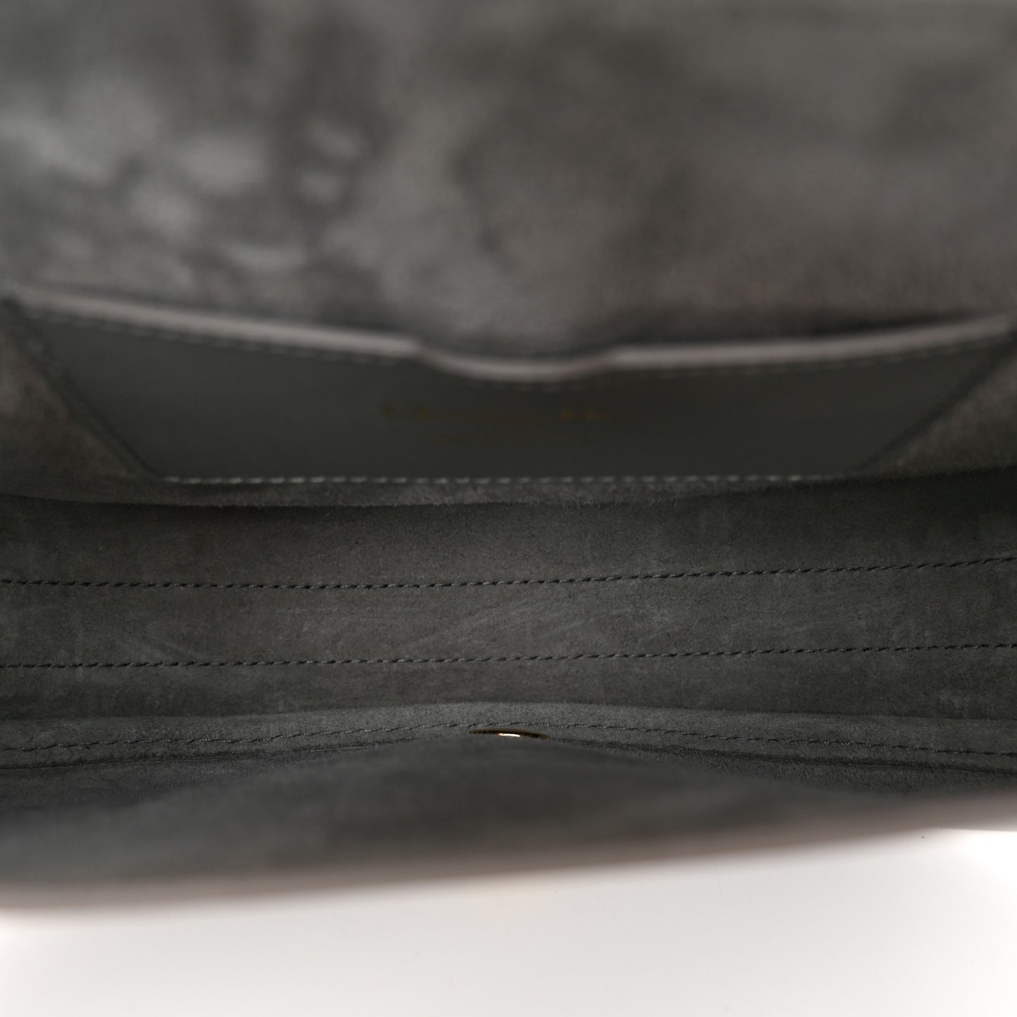 Box Calfskin Medium Bobby Flap Gray