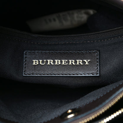 Burberry Haymarket Check Small Northfield Tote Chocolate 7 of 13