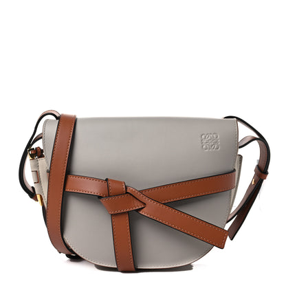 Loewe Calfskin Small Gate Crossbody Bag Ghost Light Ghost 1 of 6