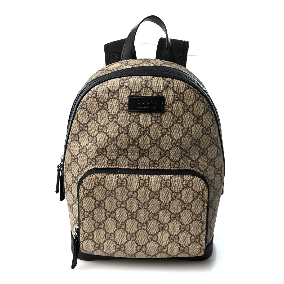 GG Supreme Monogram Small Eden Day Backpack Black