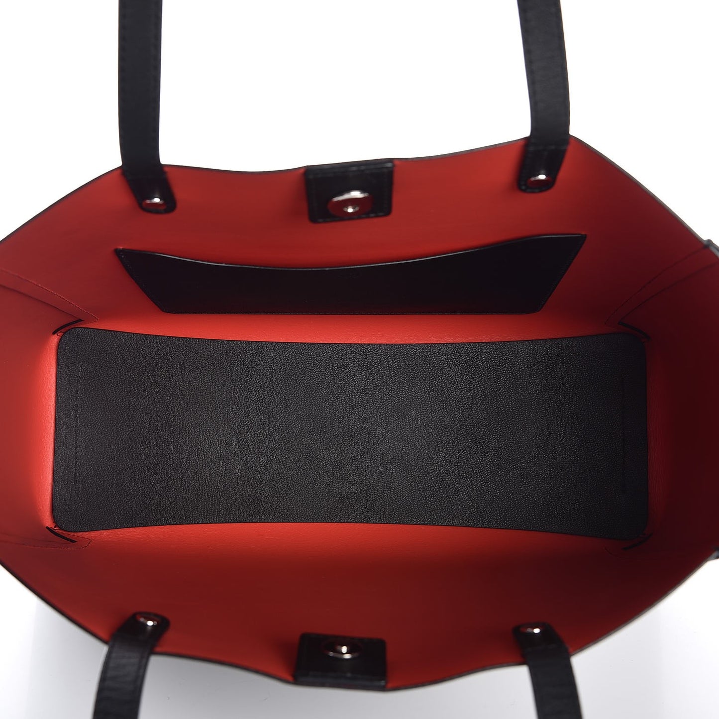 Calfskin Shopper Tote Black
