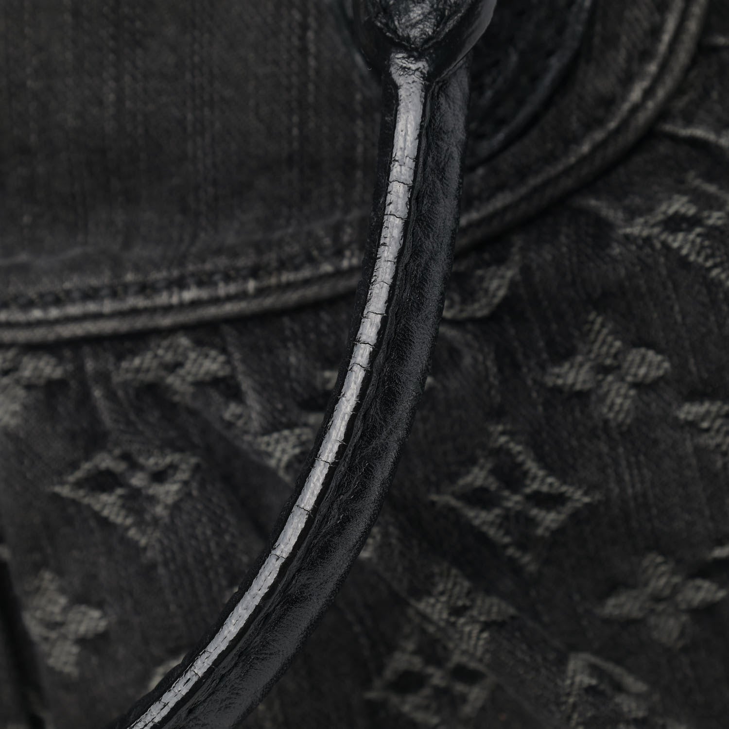 Louis Vuitton Denim Neo Cabby MM Black 11 of 12