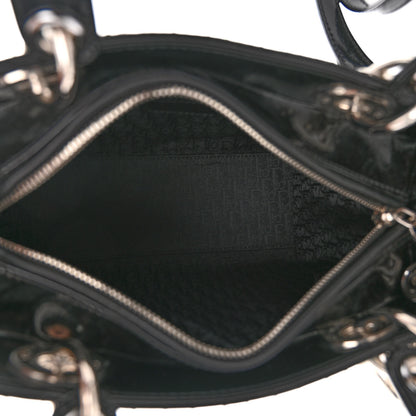 Christian Dior Patent Cannage Medium Lady Dior Black 5 of 10