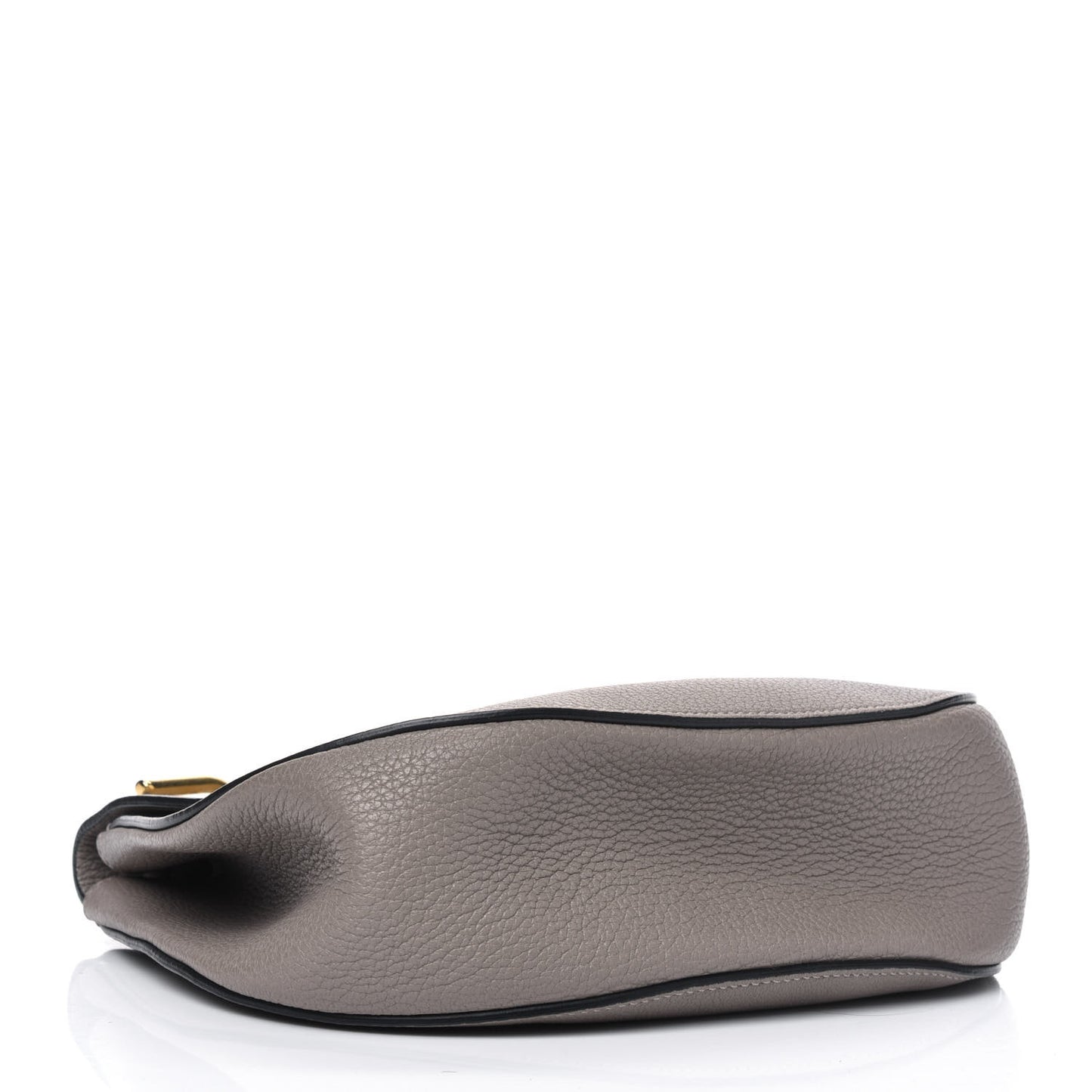 Grained Lambskin Drew Shoulder Bag Motty Grey