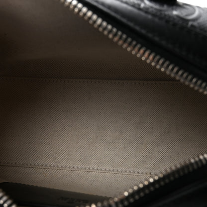 Gucci Calfskin GG Tennis Embossed Mini Duffle Bag Black 5 of 9