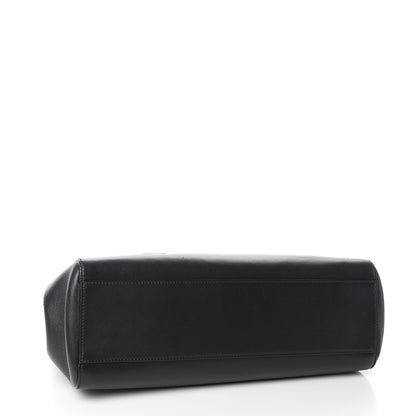 Gucci Nappa Bamboo Medium Nymphaea Top Handle Bag Black 4 of 11