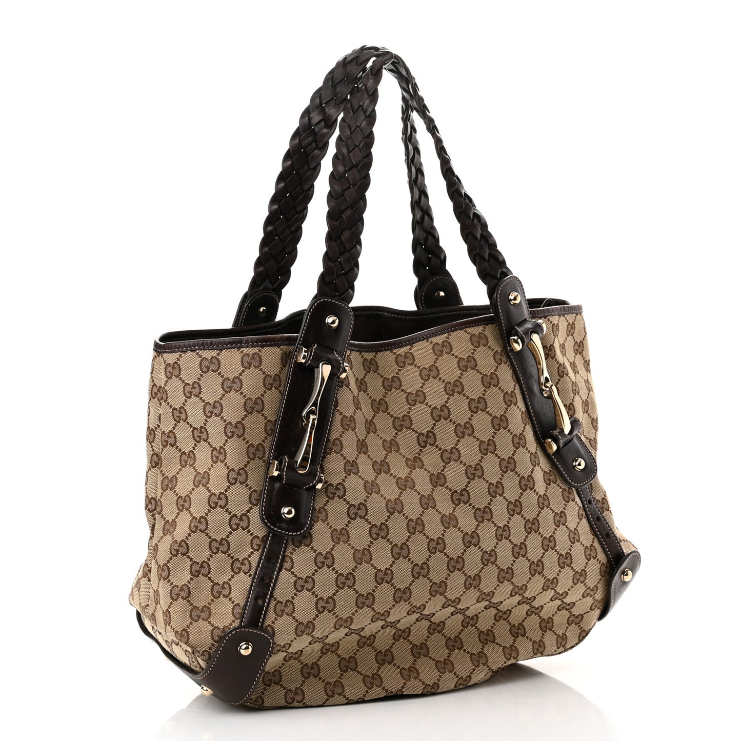 Monogram Medium Pelham Shoulder Bag Dark Brown