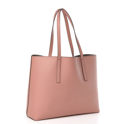 Fendi Vitello Vienna Enamel F is Fendi Shopping Tote Macaron Taupe 4 of 11