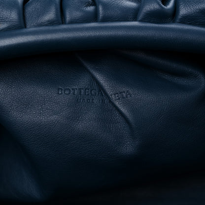 Bottega Veneta Smooth Butter Calf The Pouch Oversized Clutch Deep Blue 6 of 7
