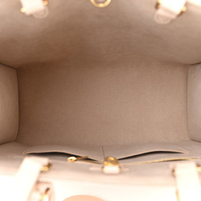 Louis Vuitton Empreinte Monogram Spring In The City Onthego MM Beige Pink Yellow 5 of 10