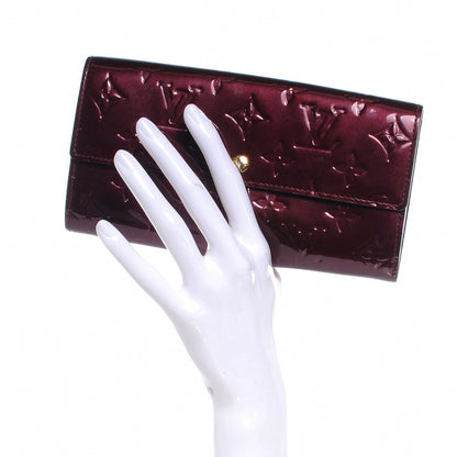 Louis Vuitton Vernis Sarah Wallet Rouge Fauviste 2 of 8