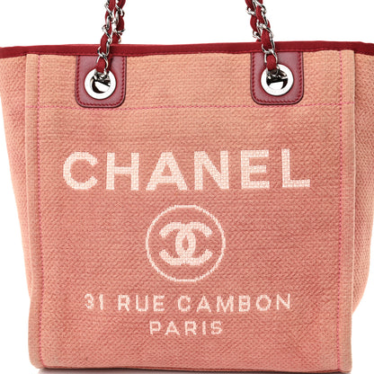 Chanel Canvas Mini Deauville Tote Red 8 of 11