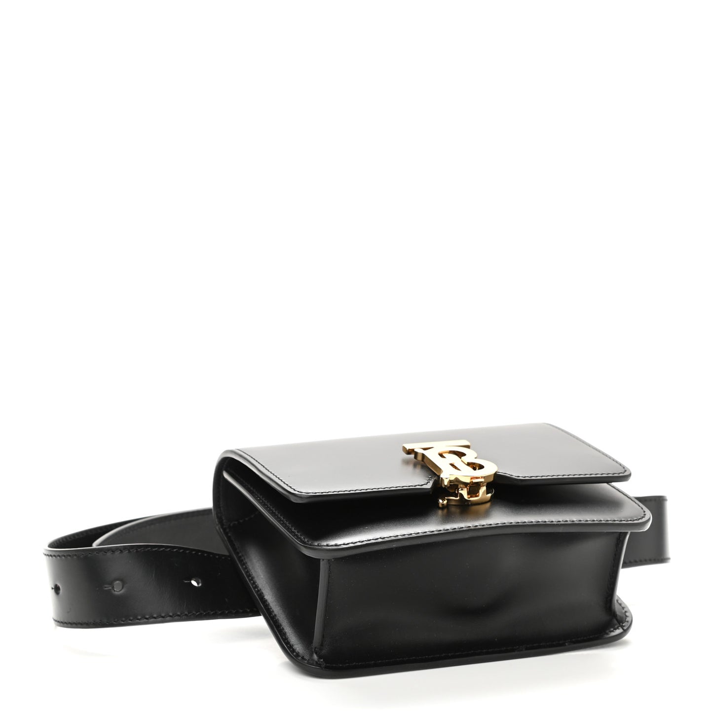 Calfskin TB Bum Bag Black