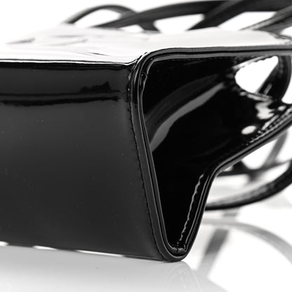 Telfar Patent Vegan Leather Small Shopping Bag Black 10 of 10
