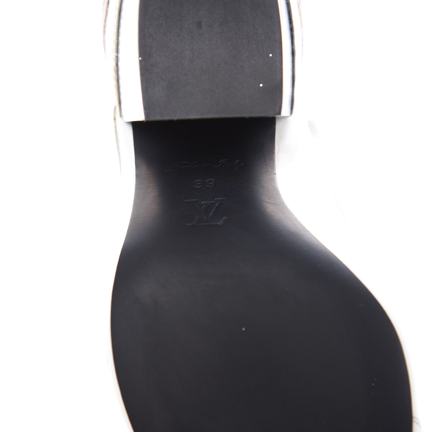 Calfskin Reverse Monogram Fireball Ankle Boots 39 White