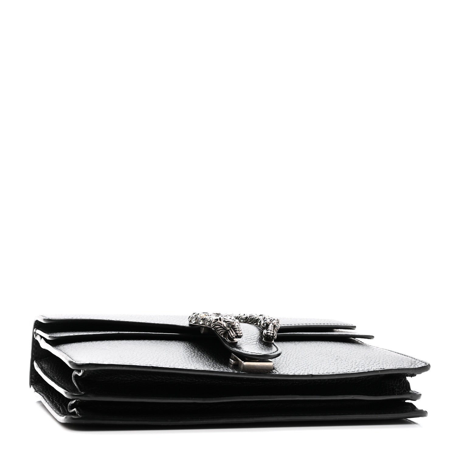 Gucci Pebbled Calfskin Small Dionysus Shoulder Bag Black 4 of 10