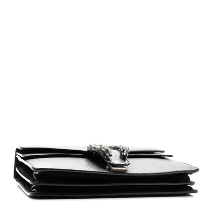 Gucci Pebbled Calfskin Small Dionysus Shoulder Bag Black 4 of 10