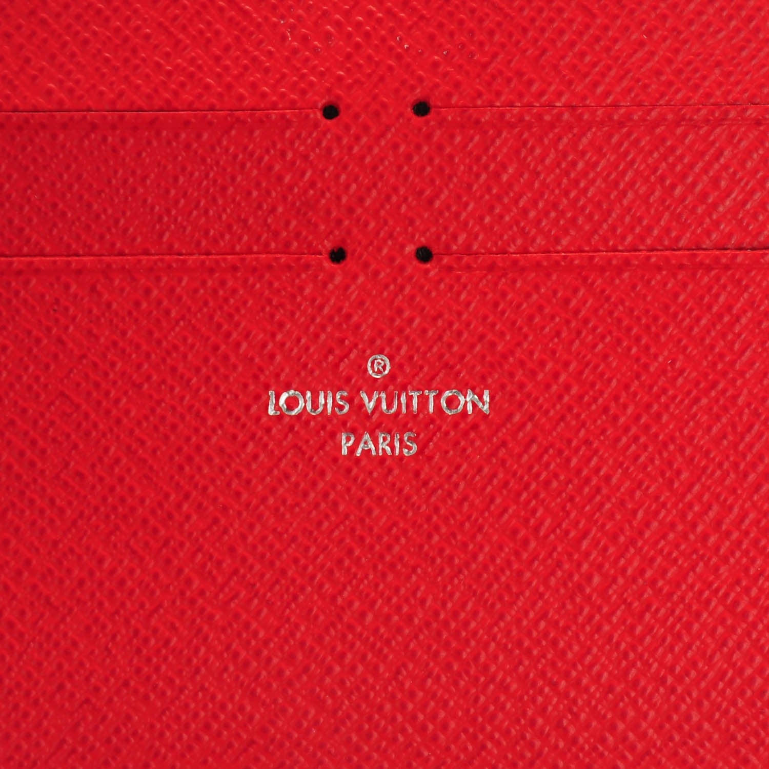 Louis Vuitton Calfskin Felicie Card Holder Insert Cherry 5 of 5