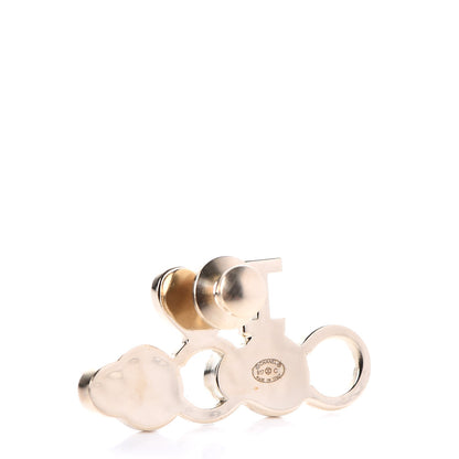 Chanel Metal Resin Pearl I Love Coco Brooch Gold Brown Pink 3 of 6