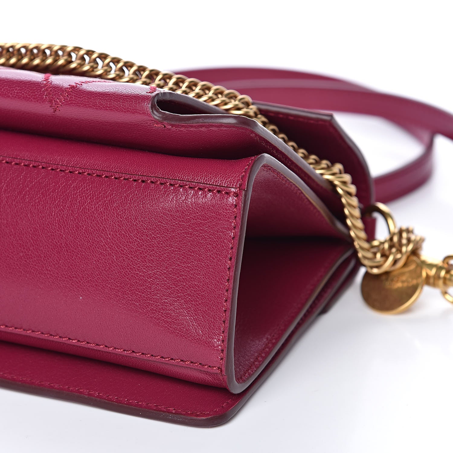 Givenchy Goatskin Small GV3 Shoulder Bag Purple 8 of 9