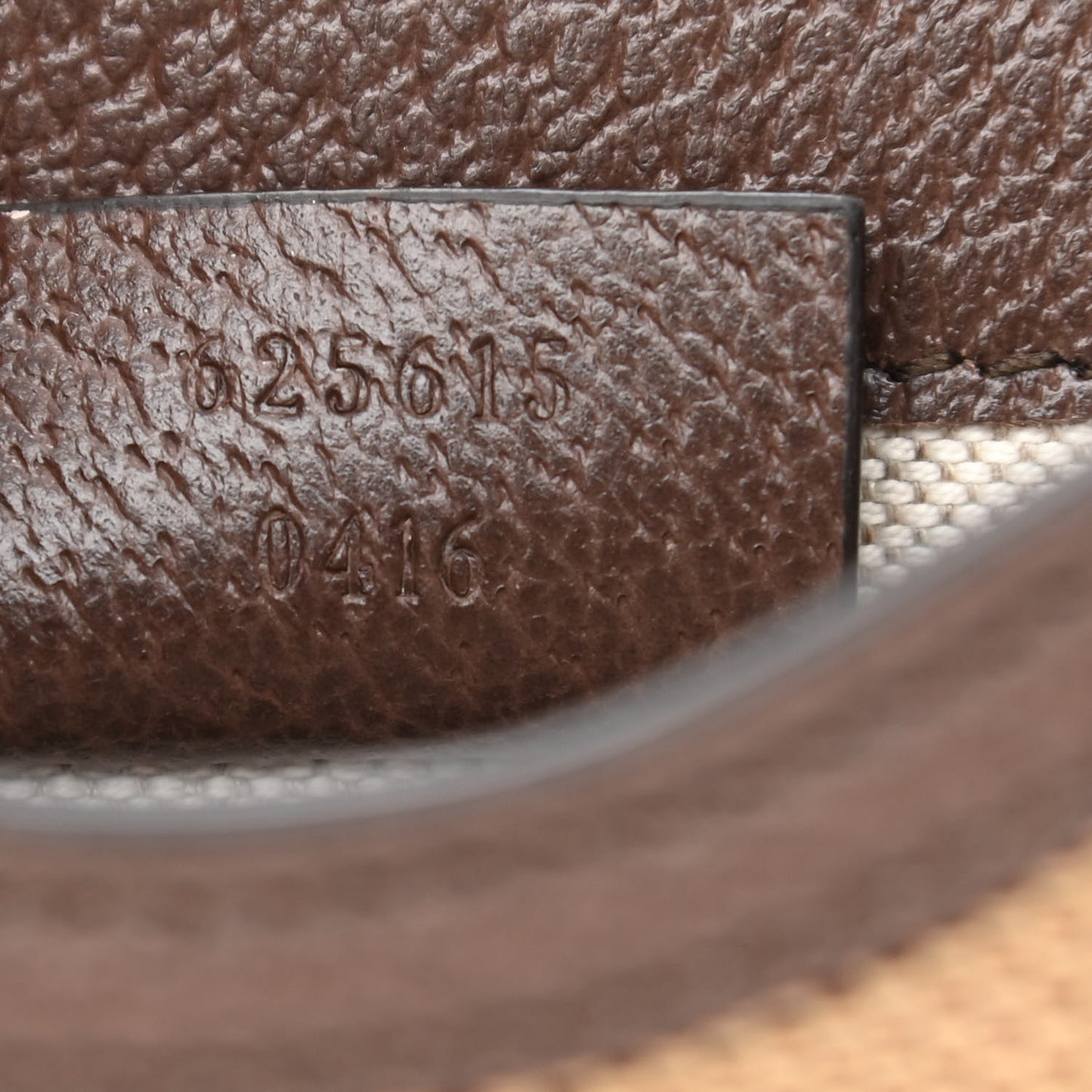 Monogram Jumbo GG Textured Dollar Calfskin Mini Horsebit 1955 Crossbody Bag Camel Ebony New Acero