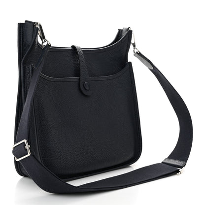 Hermes Taurillon Clemence Evelyne III PM Caban 3 of 10