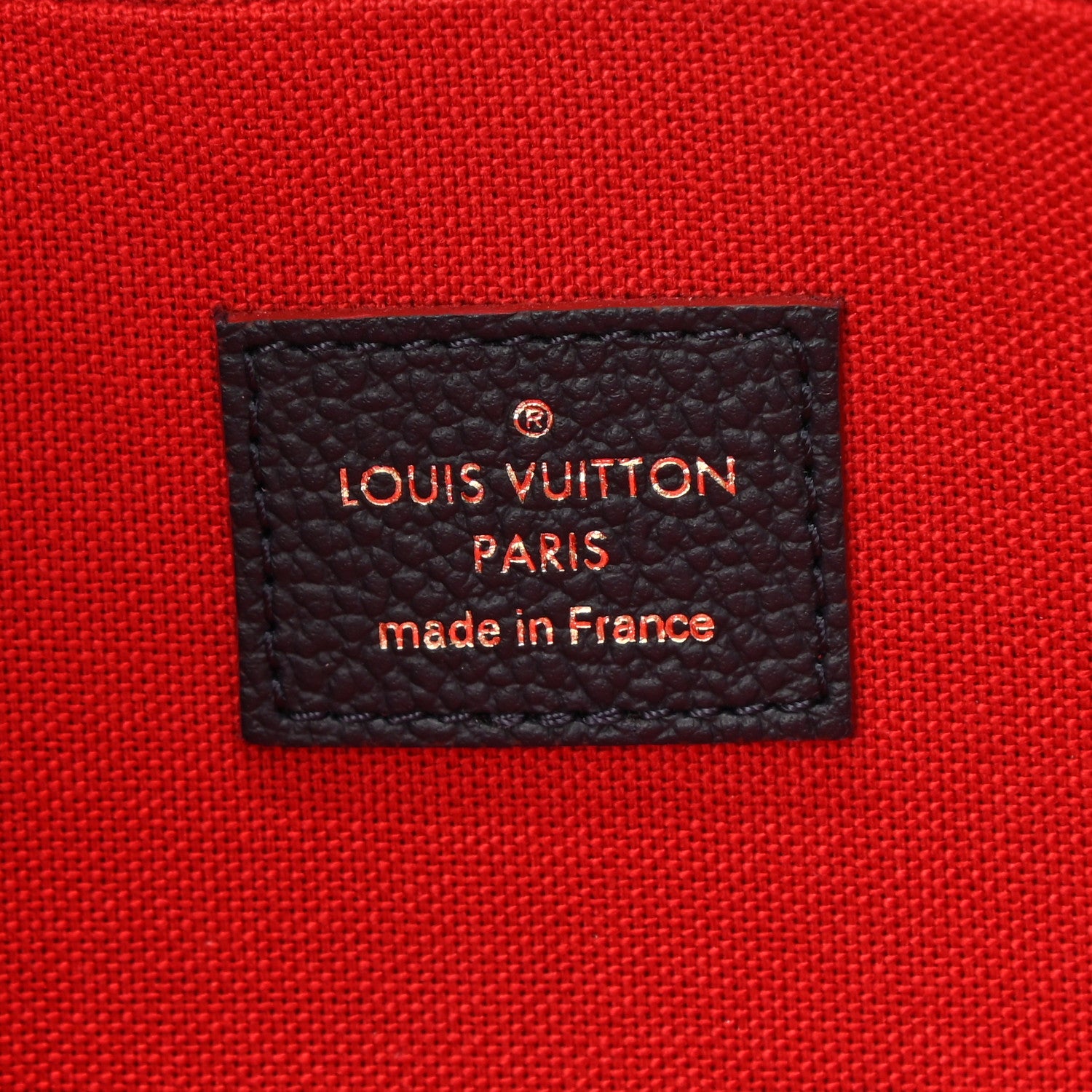 Louis Vuitton Empreinte Pochette Felicie Chain Wallet Marine Rouge 7 of 11