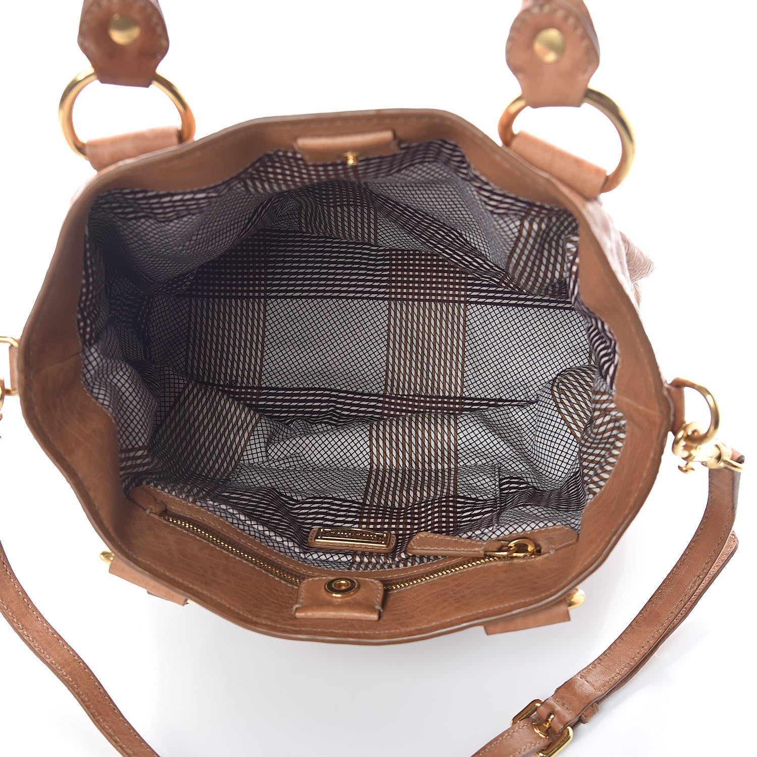 Miu Miu Nappa Monk Tote Naturale 5 of 9