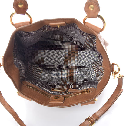 Miu Miu Nappa Monk Tote Naturale 5 of 9