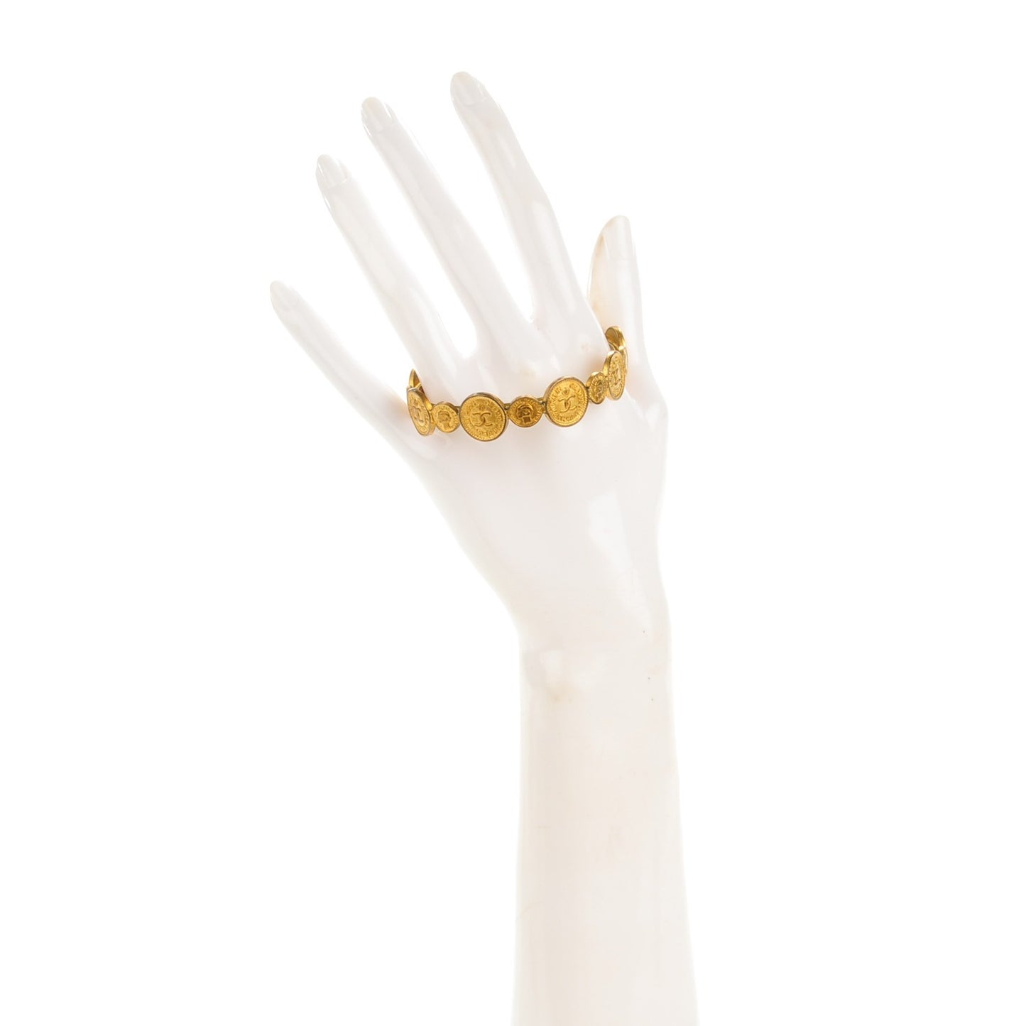 Medallion Coin CC Cuff Gold