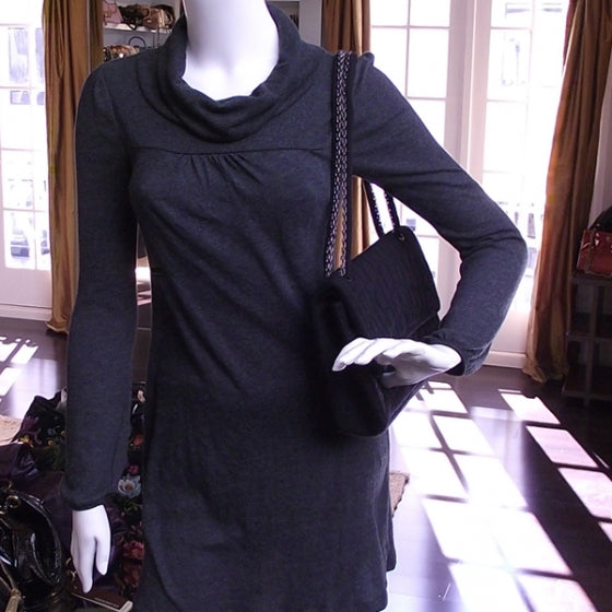 Chanel Jersey Crocodile REISSUE Jumbo Flap Black 2 of 9