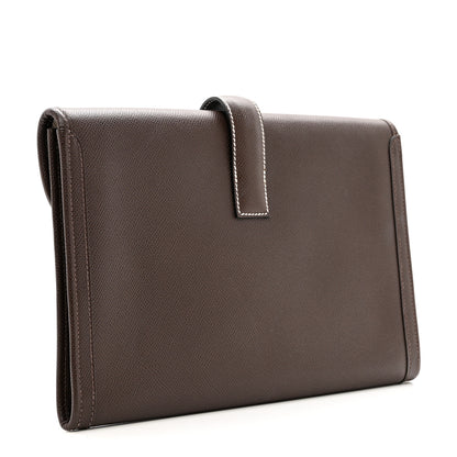 Hermes Epsom Jige PM Clutch Cafe 3 of 6