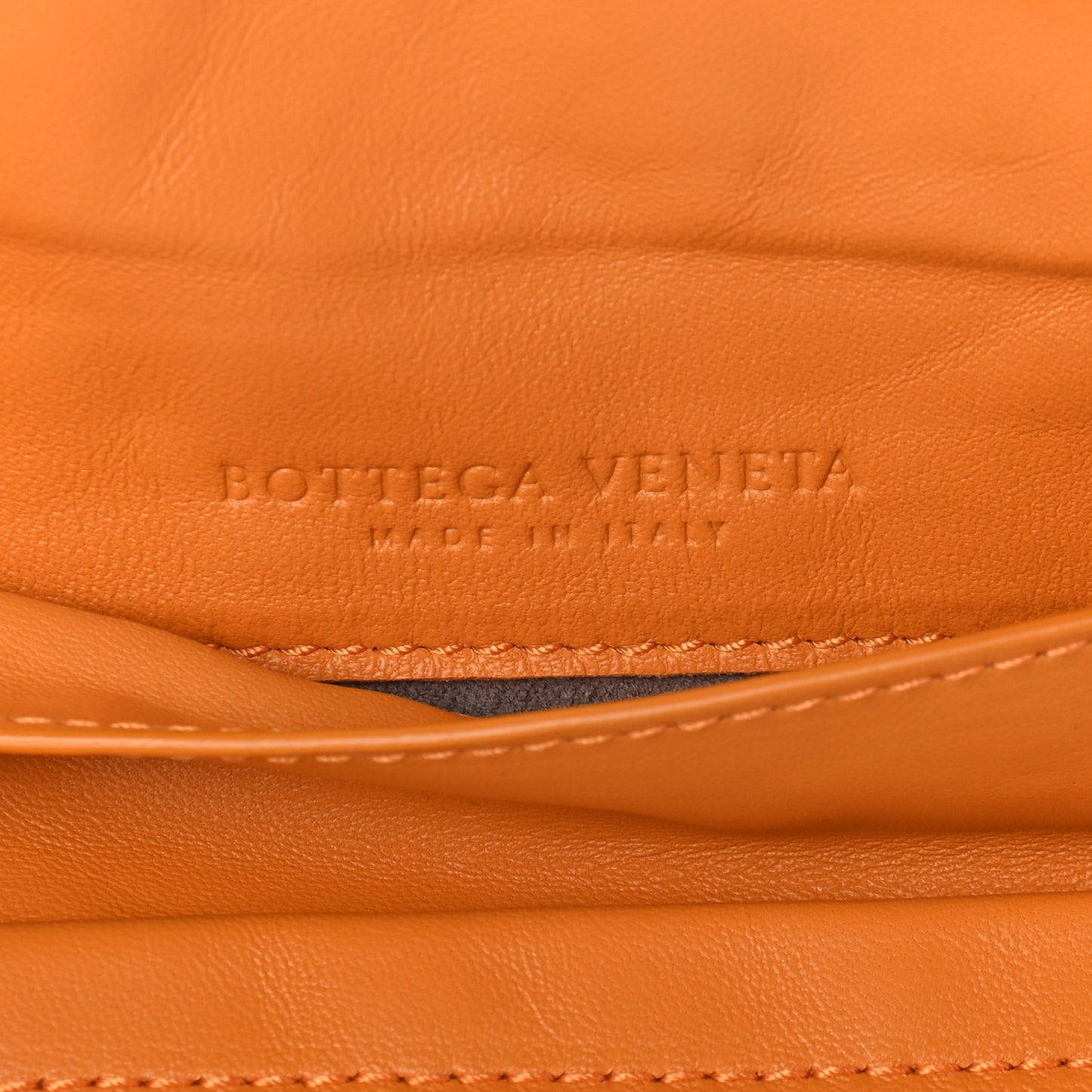 Nappa Intrecciato Mini Chain Messenger Topaz