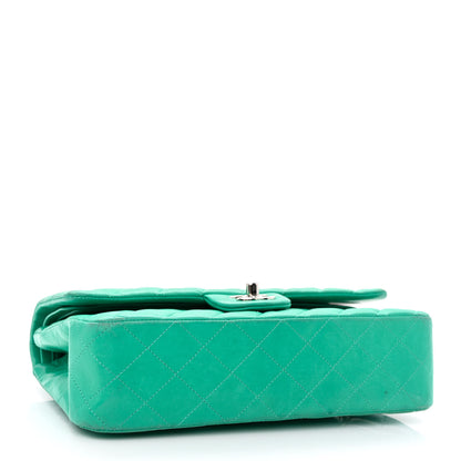 Chanel Lambskin Quilted Medium Double Flap Green 3 of 13