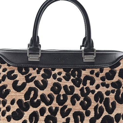 Louis Vuitton Jacquard Velvet Leopard Print Stephen Sprouse Speedy 7 of 9