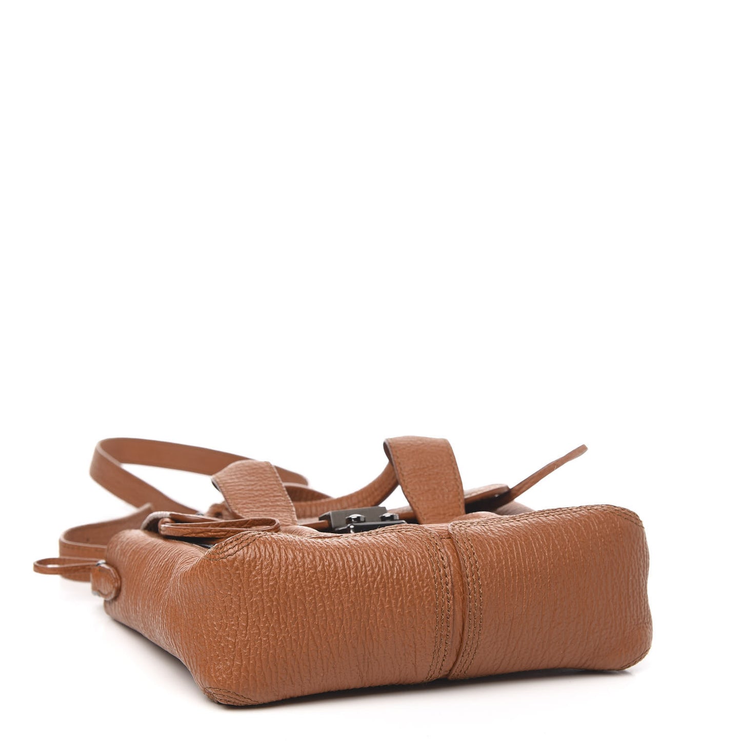 3.1 Textured Calfskin Mini Pashli Satchel Rust