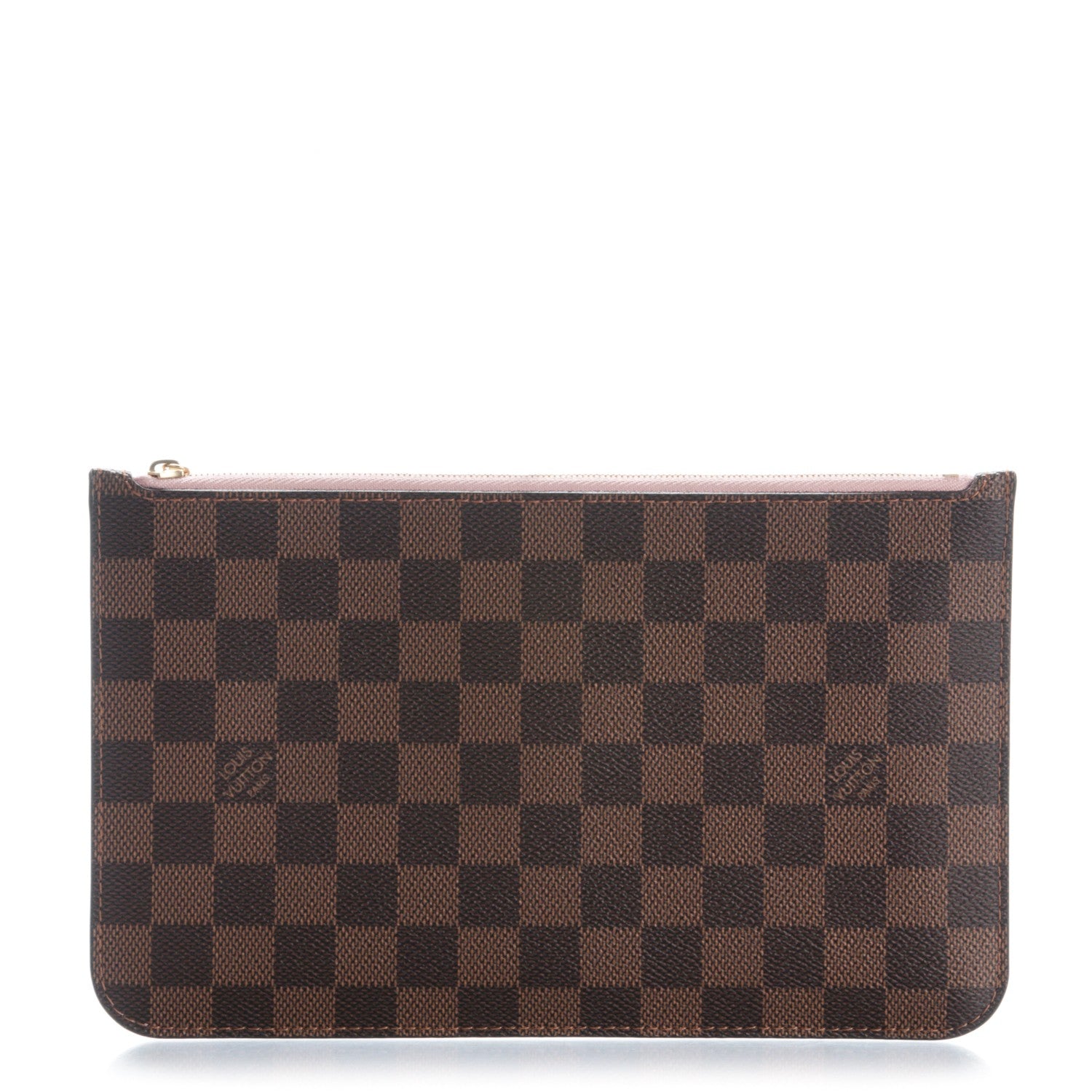 Louis Vuitton Damier Ebene Neverfull MM GM Pochette Rose Ballerine 1 of 7