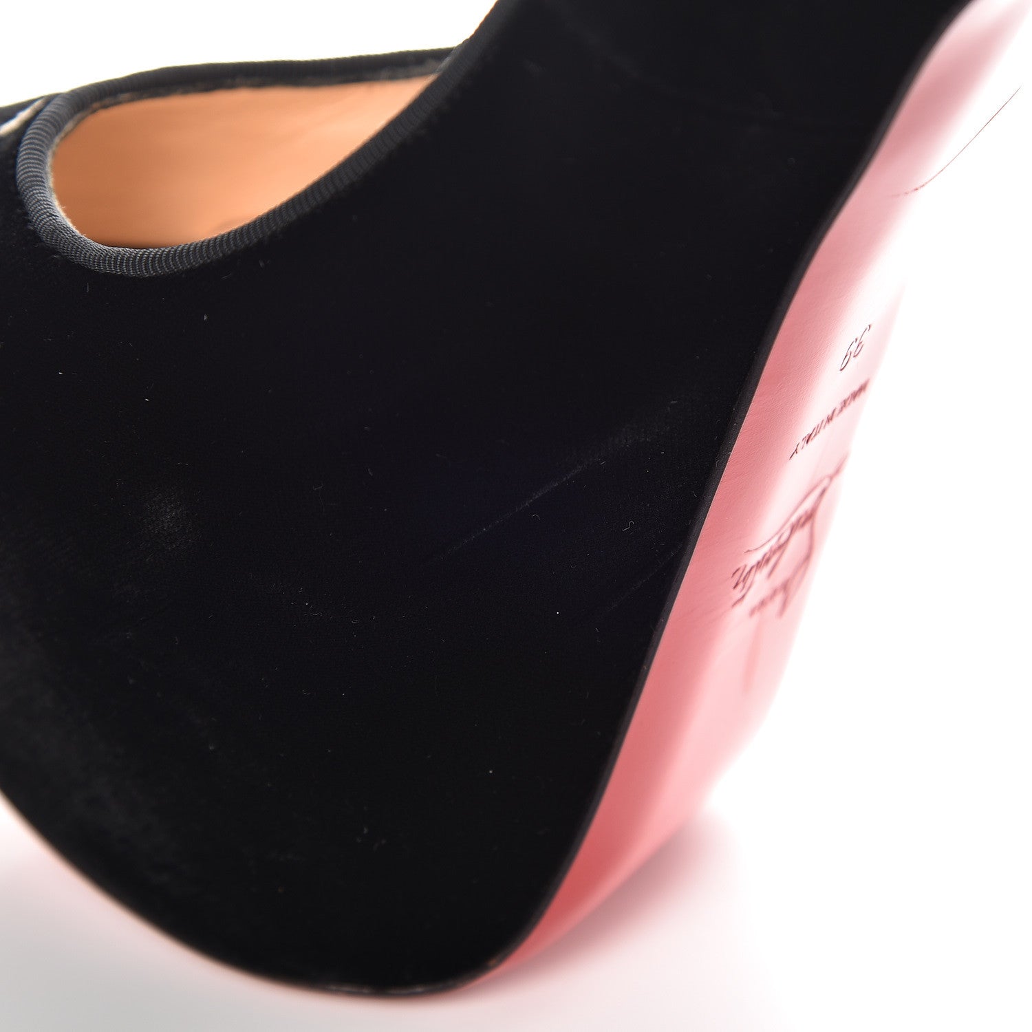 Christian Louboutin Velvet Dragon Tattoo Highness 160 Pumps 39 Black 13 of 21