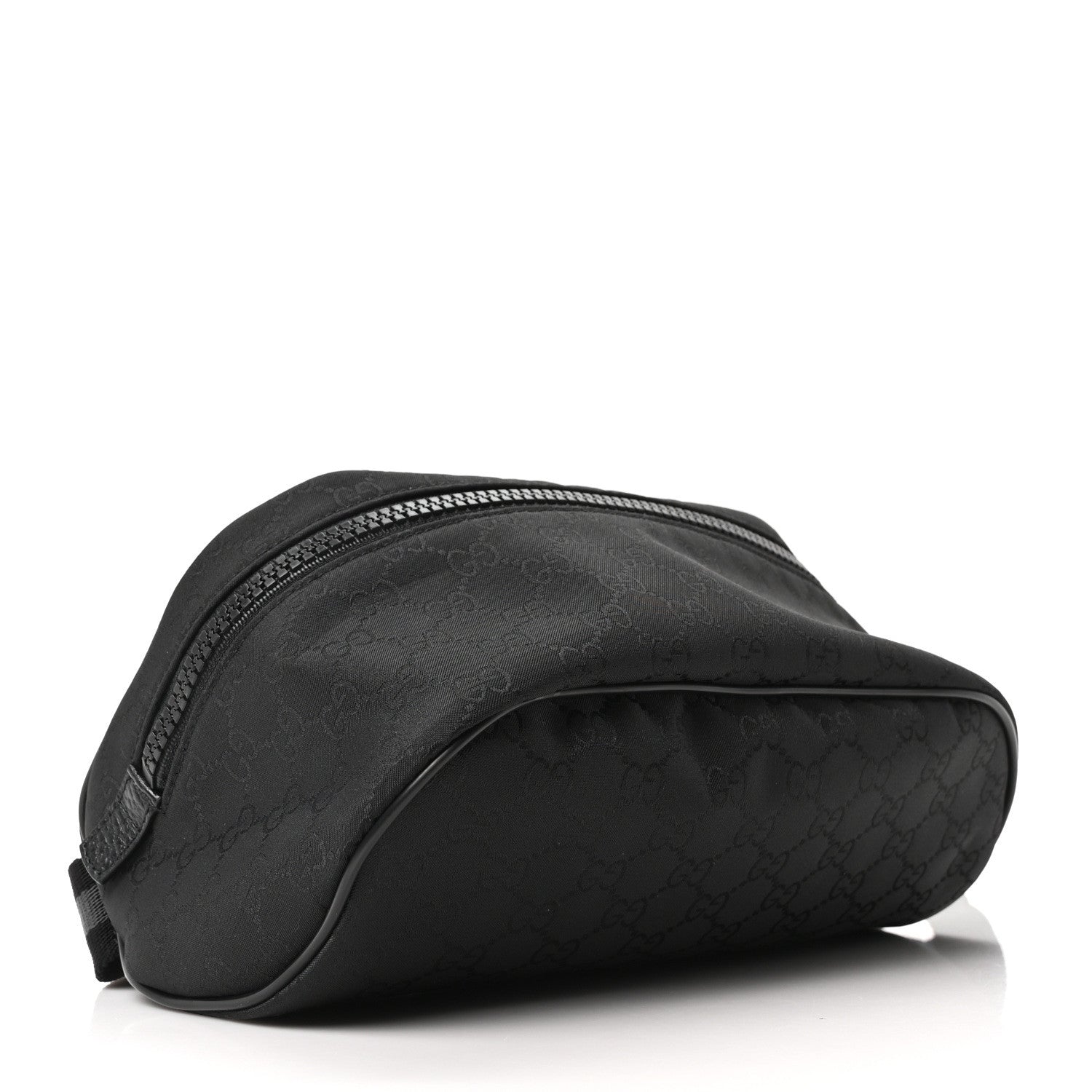 Gucci Nylon Monogram Fanny Pack Belt Bag Black 4 of 10