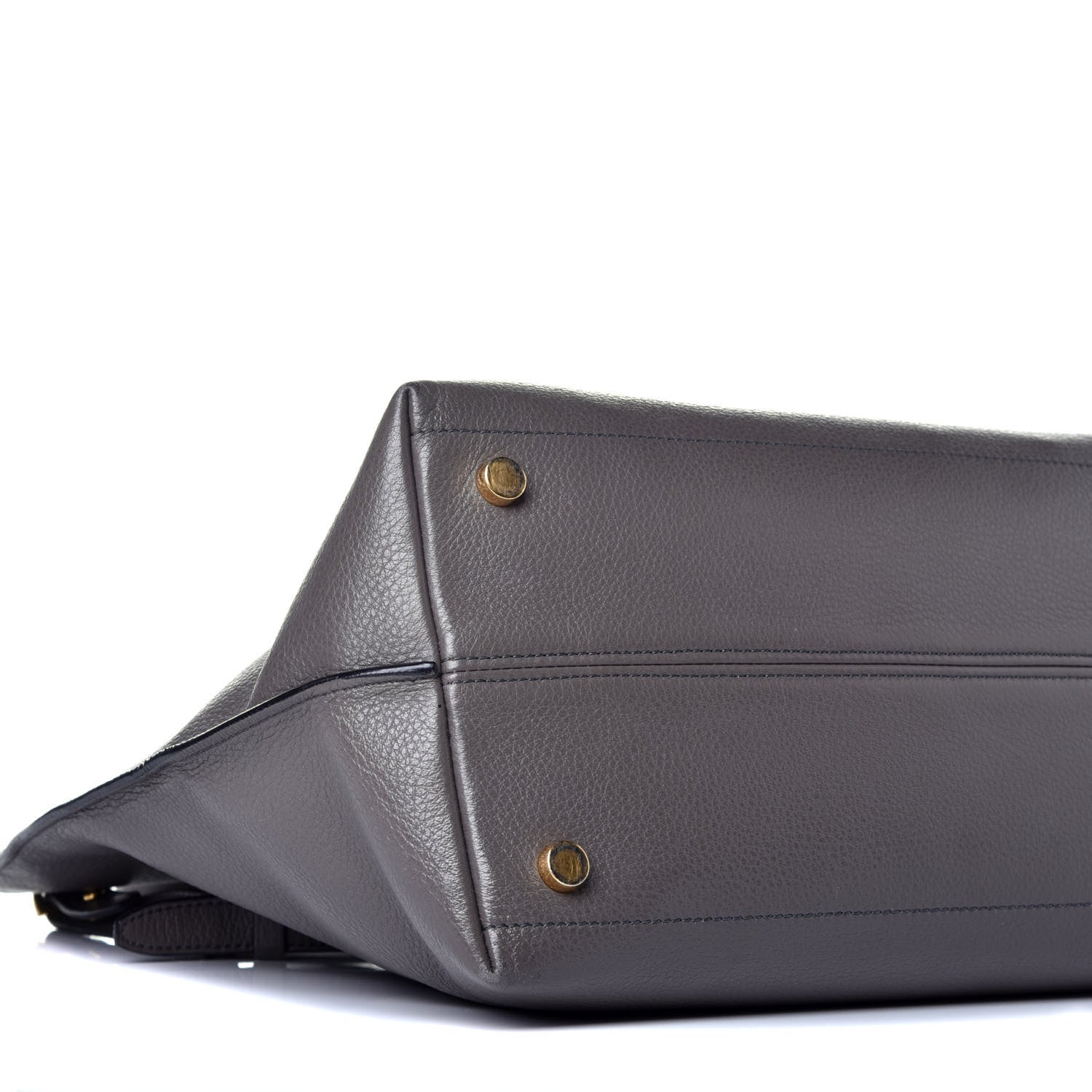 Tom Ford Grained Calfskin Alix Padlock Zip Tote Graphite 7 of 8