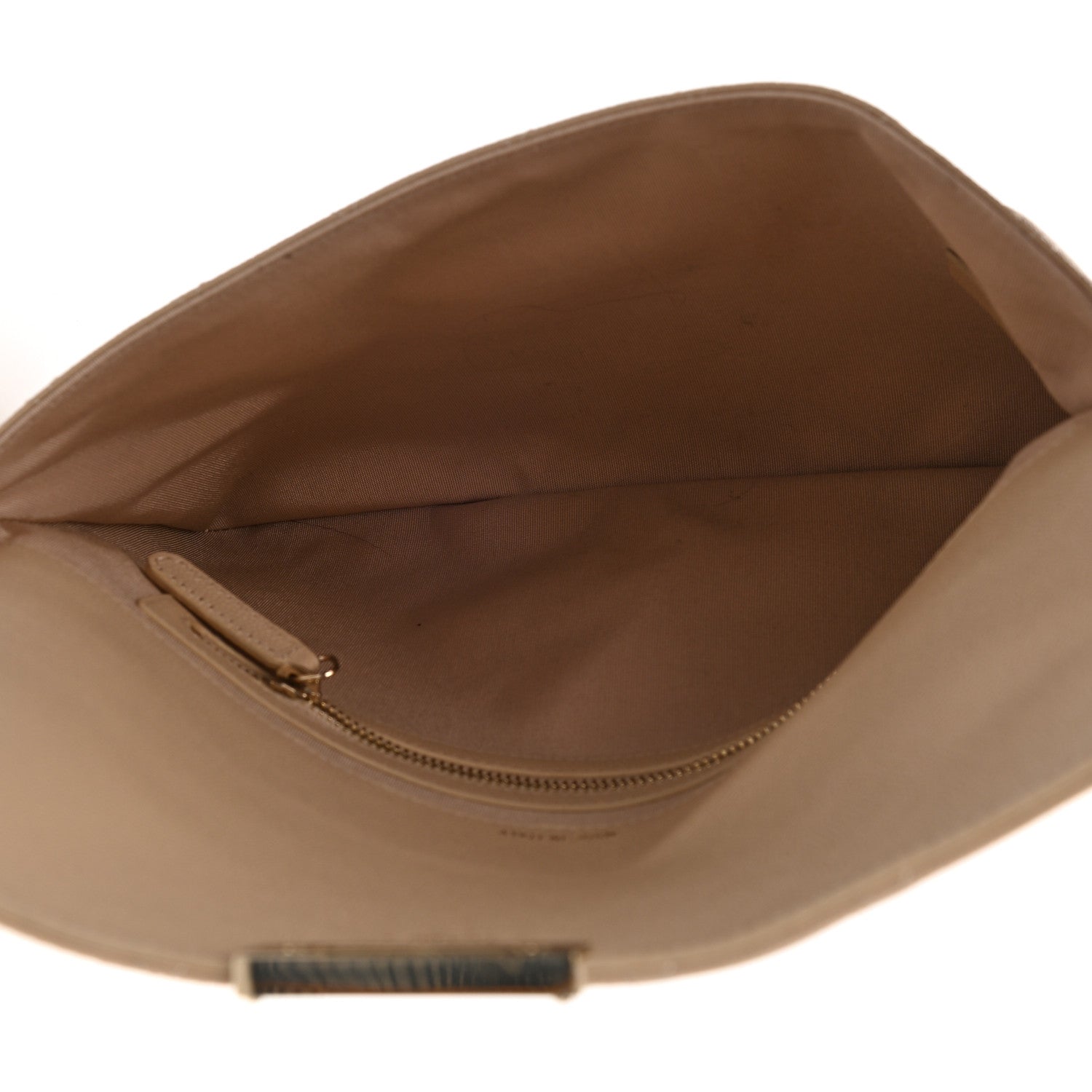 Chanel Caviar Quilted Medium Golden Class Pouch Beige 5 of 9