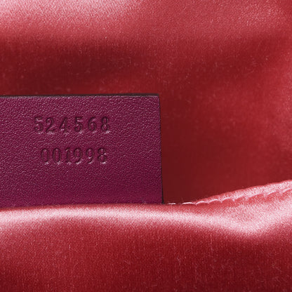 Gucci Velvet Matelasse GG Marmont Dome Backpack Fuchsia Violet Cyclamen 6 of 11