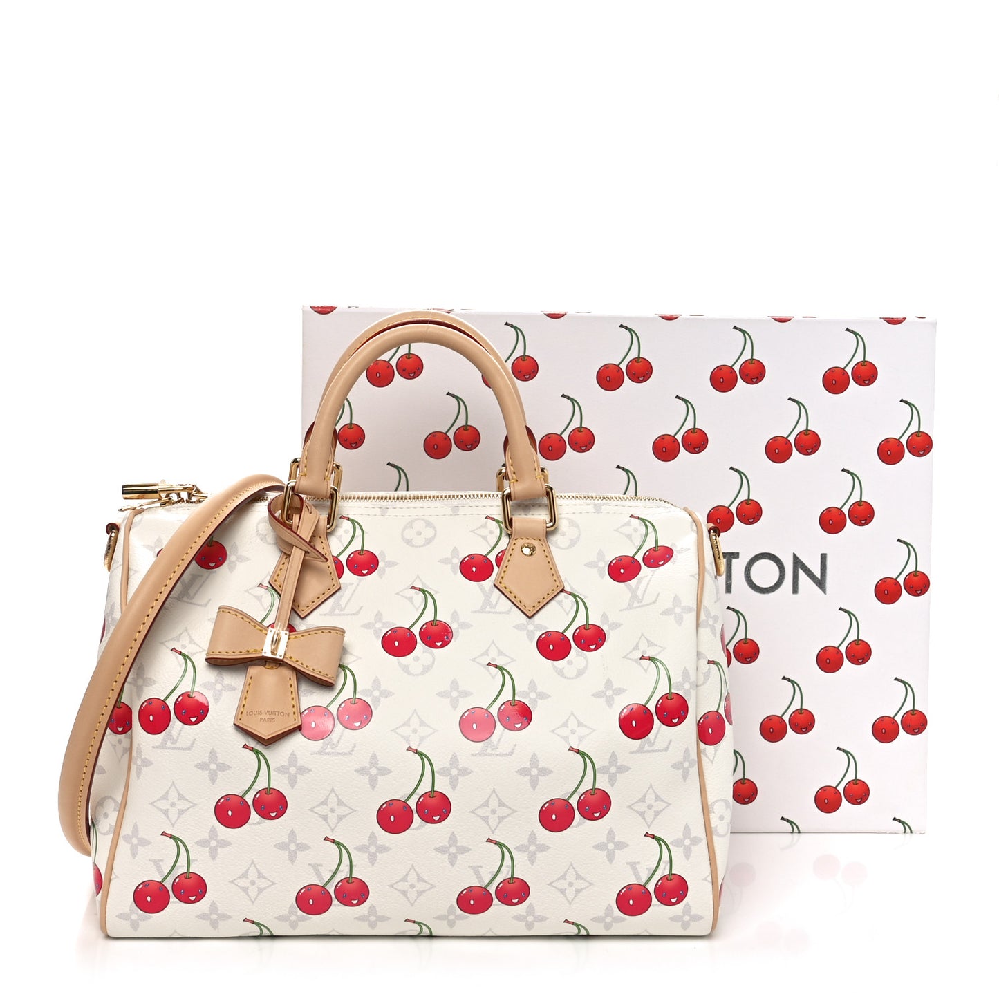 LV X TM Monogram Cerises Speedy Soft Bandouliere 30