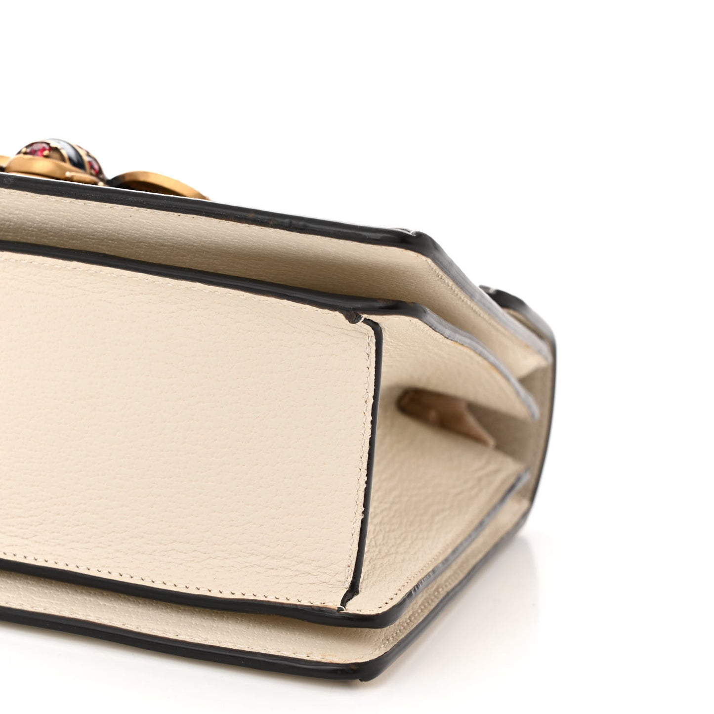 GG Supreme Monogram Small Queen Margaret Top Handle Bag White