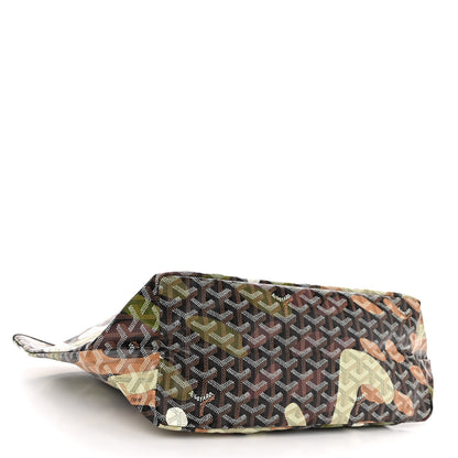 Goyard Goyardine Saint Louis Lettres Camouflage PM Black Green 5 of 11