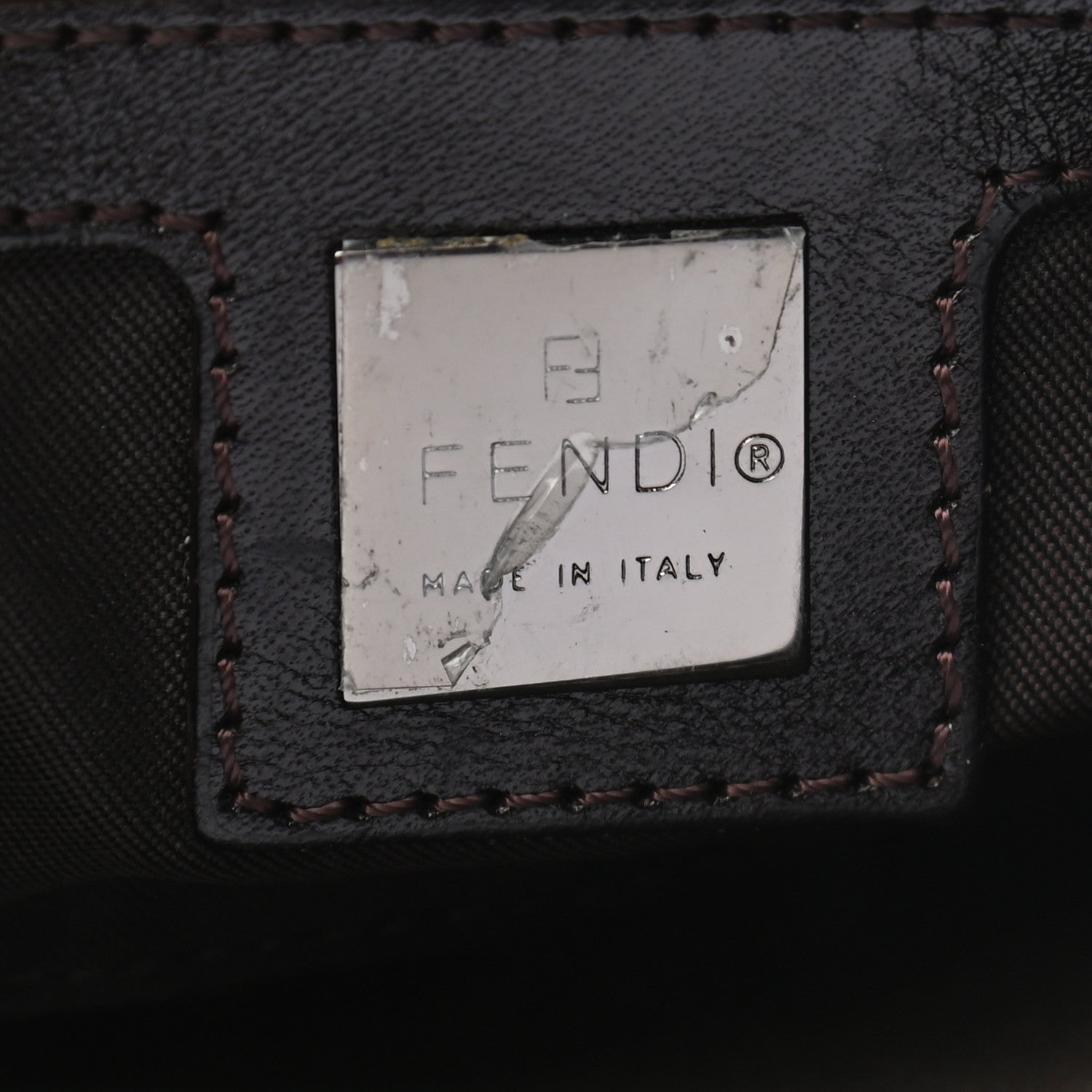 Fendi Zucca Pochette Tobacco 5 of 6