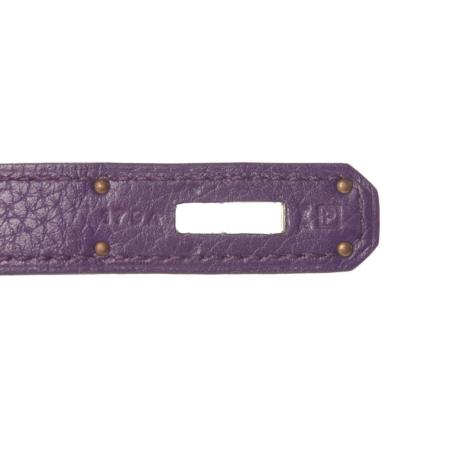 Hermes Taurillon Clemence Kelly Retourne 32 Ultraviolet 7 of 15