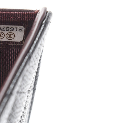 Chanel Caviar Quilted CC French Wallet Black 9 of 10